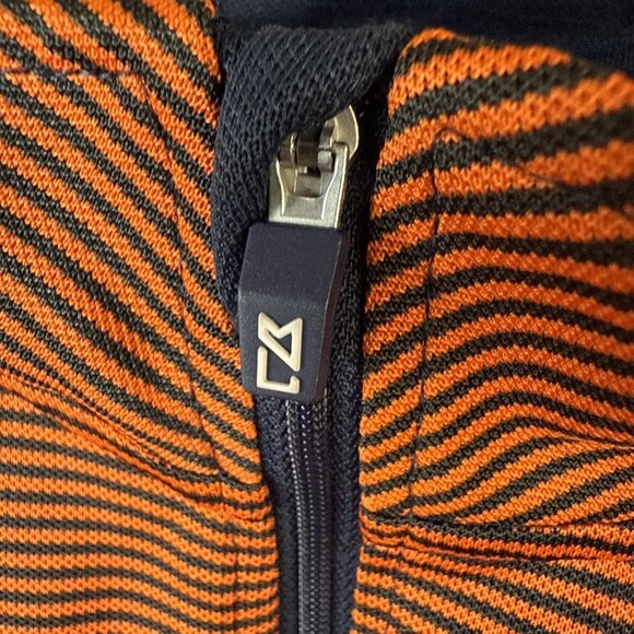 Cutter & Buck Pullover Mens XXL Virtue Eco Pique Micro Stripe Recycled 3/4 Zip O - Picture 5 of 13